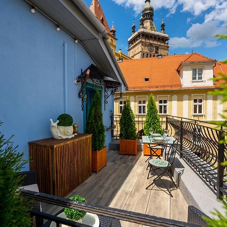 Blue House Citadel Sighisoara Lägenhet Exteriör bild
