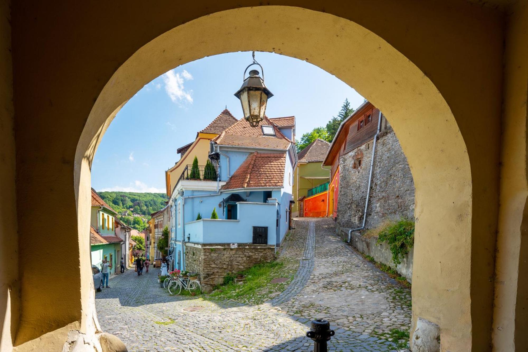 Blue House Citadel Sighisoara Lägenhet Exteriör bild